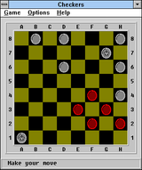 [Скриншот: Шашки для Windows]