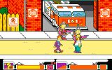[Скриншот: The Simpsons Arcade Game]