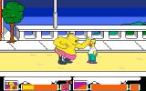[Скриншот: The Simpsons Arcade Game]