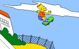 [Скриншот: The Simpsons Arcade Game]