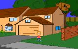 [Скриншот: The Simpsons: Bart's House of Weirdness]