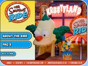 The Simpsons Ride Sneak Peak Bonus CD-ROM