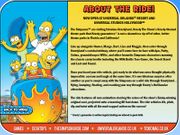 The Simpsons Ride Sneak Peak Bonus CD-ROM