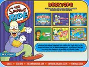 The Simpsons Ride Sneak Peak Bonus CD-ROM