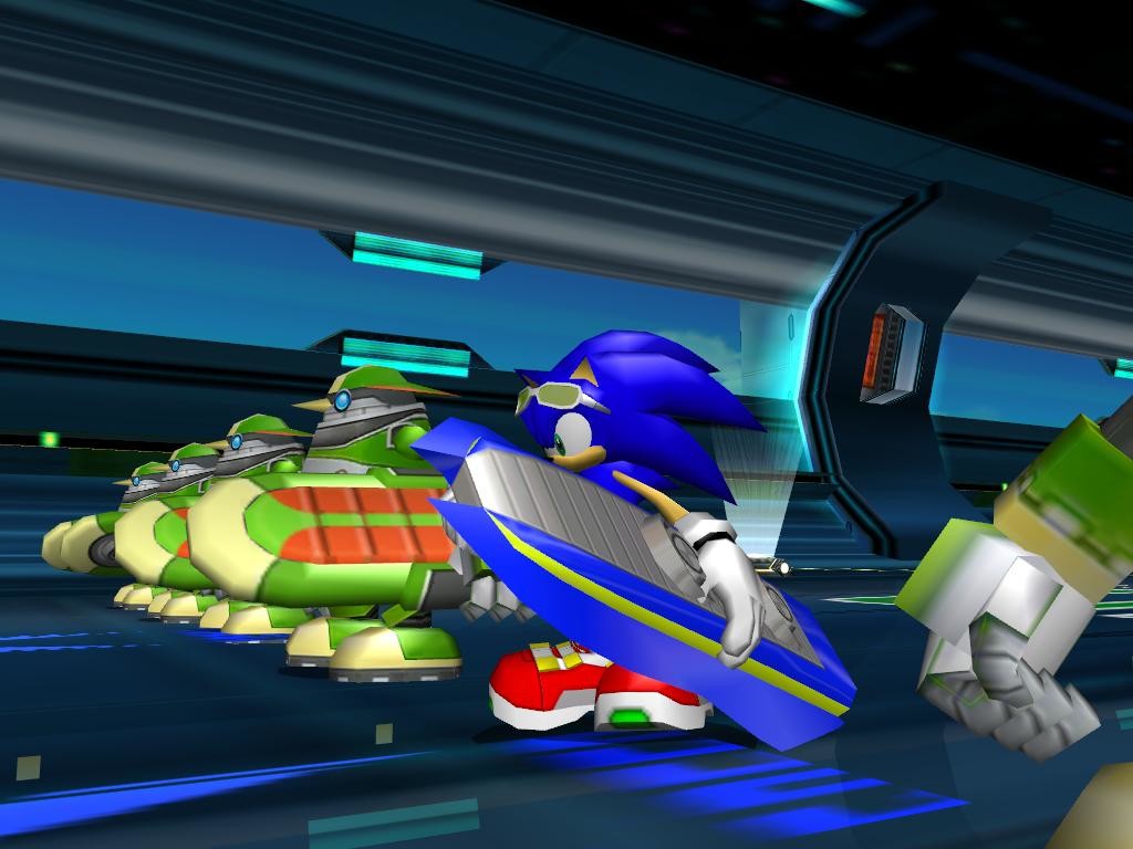 Скриншот: Sonic Riders.