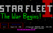 Star Fleet I: The War Begins!