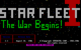 [Скриншот: Star Fleet I: The War Begins!]