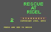 StarQuest: Rescue at Rigel