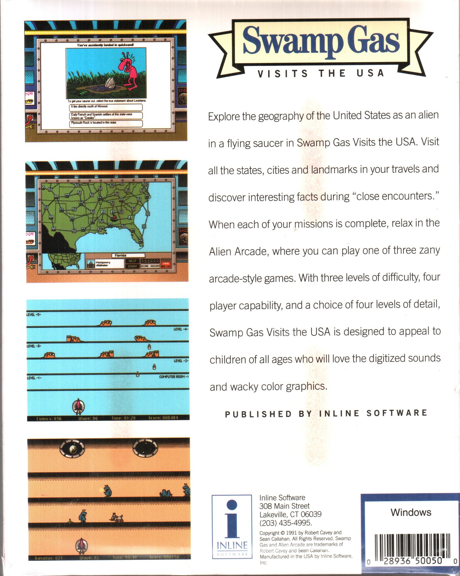 Обложки Swamp Gas Visits the USA на OldGames.RU