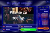 [Скриншот: Tko želi biti milijunaš]