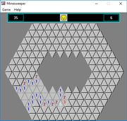 Triangular Minesweeper