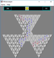 Triangular Minesweeper