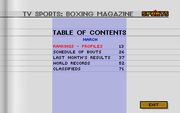 TV Sports: Boxing