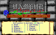 Vampyr: Talisman of Invocation