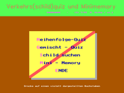 Verkehrs(schild)quiz und Minimemory