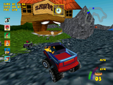 [Скриншот: Woody Woodpecker Racing]