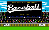 [Скриншот: The World's Greatest Baseball Game]
