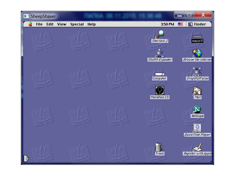 Рабочий стол Mac OS 9.0.4